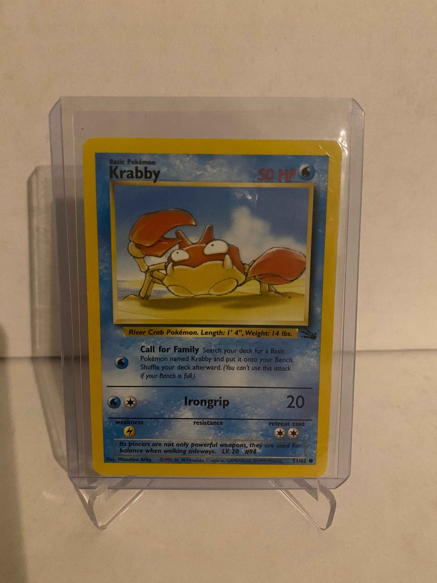 Pokemon Fossil - Krabby (51/62)