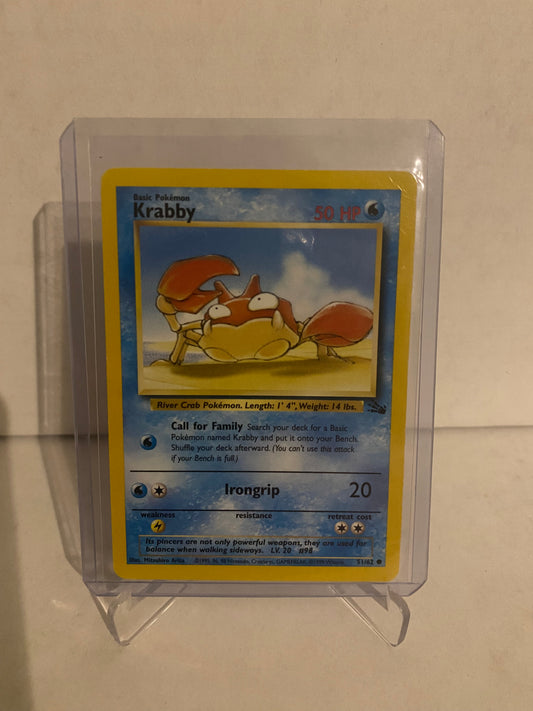 Pokemon Fossil Krabby (51/62)
