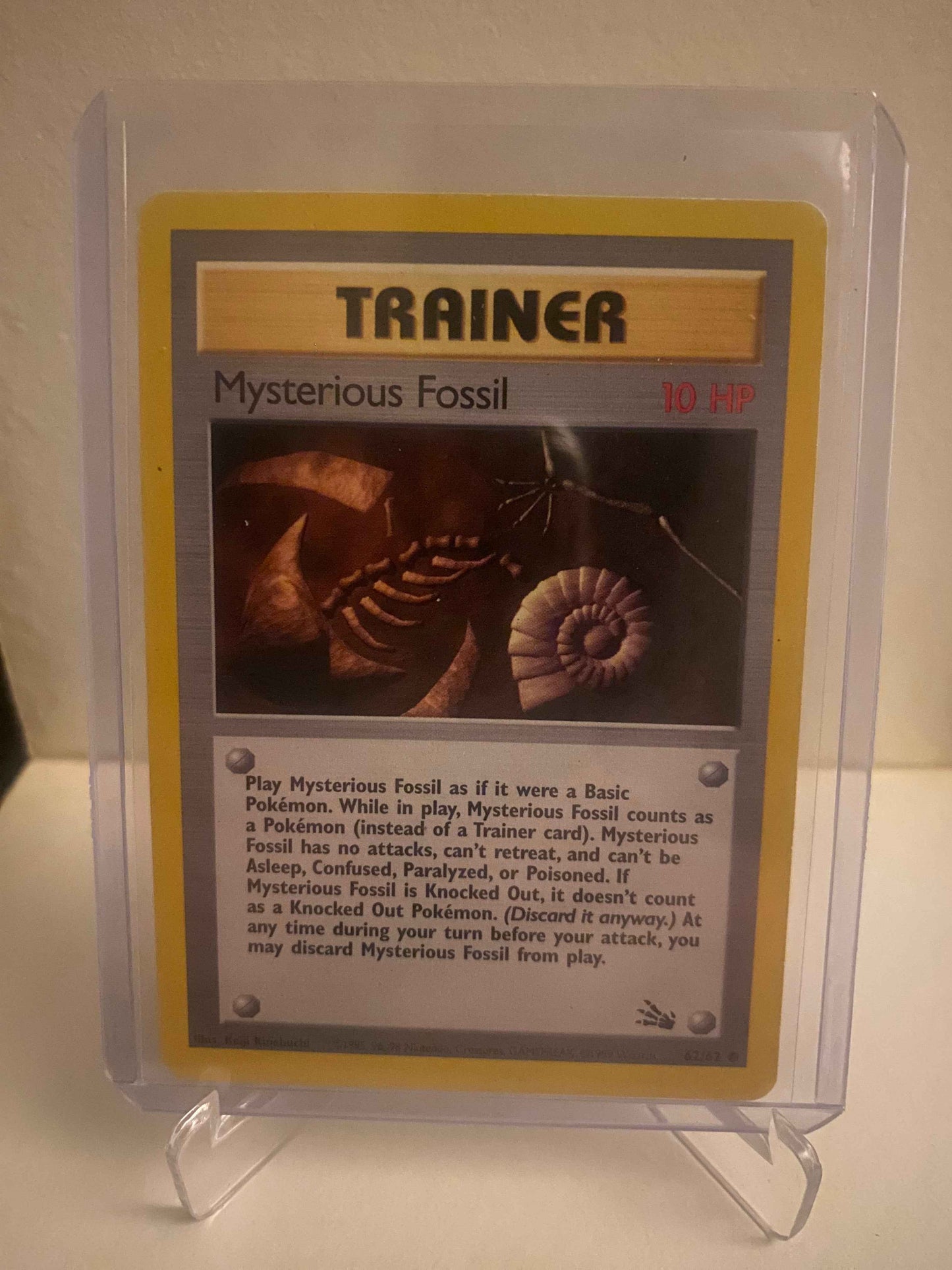 Pokemon kort Fossil - Mysterious Fossil (62/62) - Pokedexet