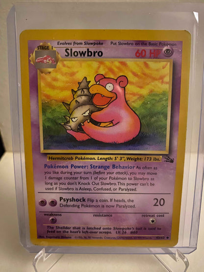 Pokemon kort Fossil - Slowbro (43/62) - Pokedexet