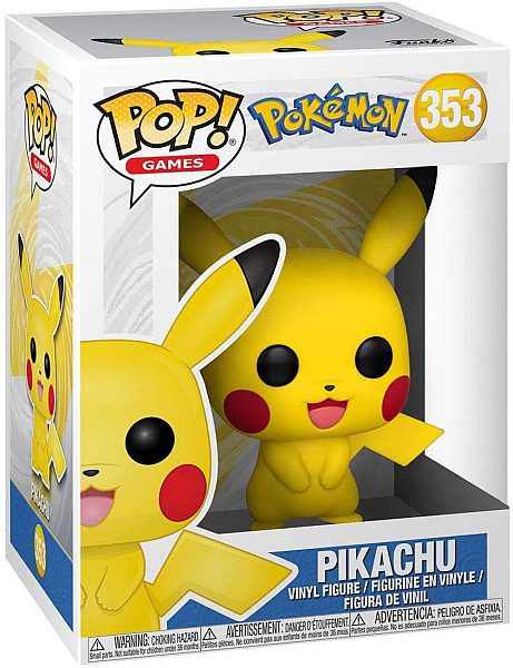 Pokemon Funko Pop - Pikachu 9cm #353 - Pokedexet