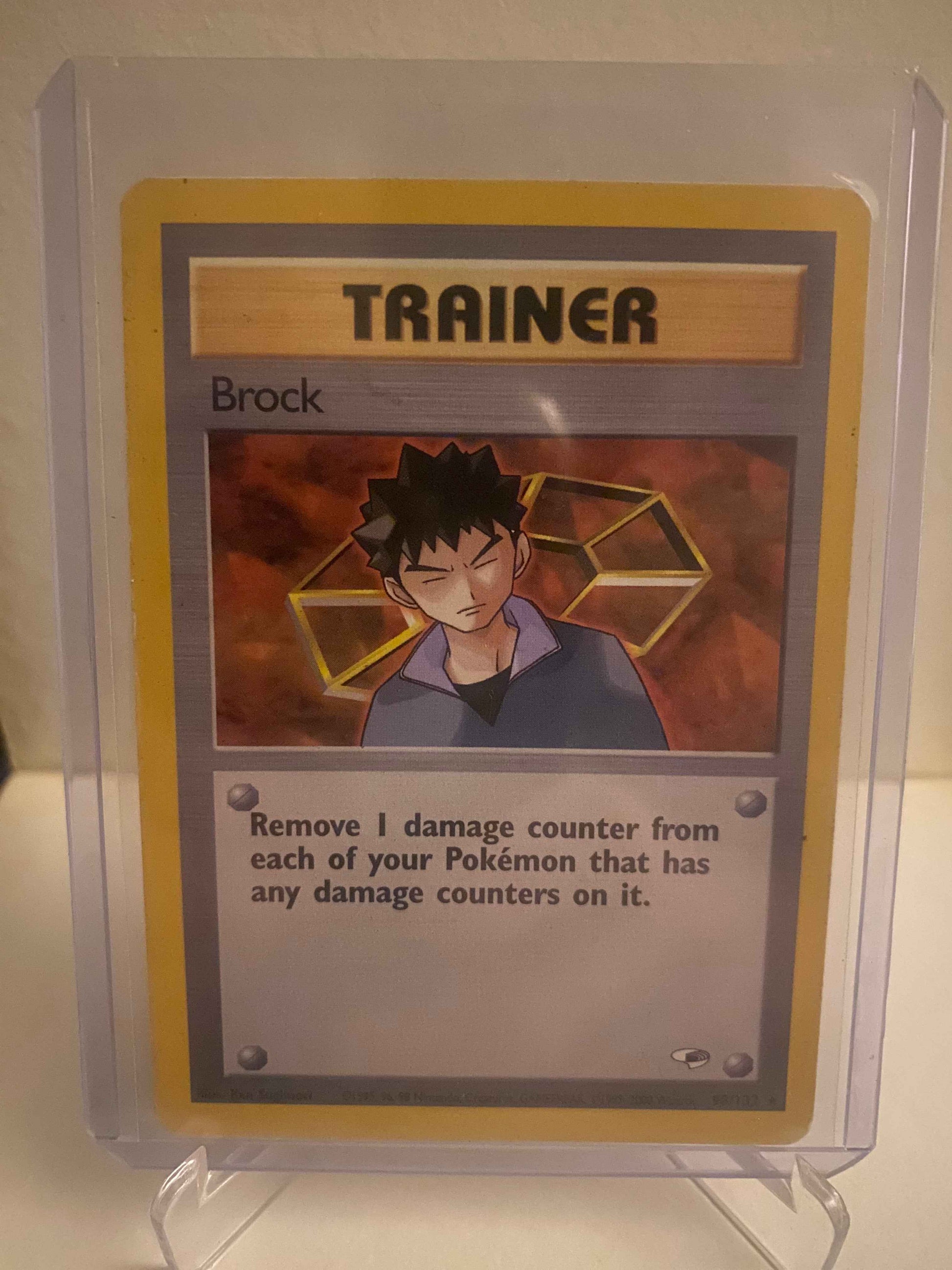 Pokemon kort Gym Heroes - Brock (98/132) - Pokedexet