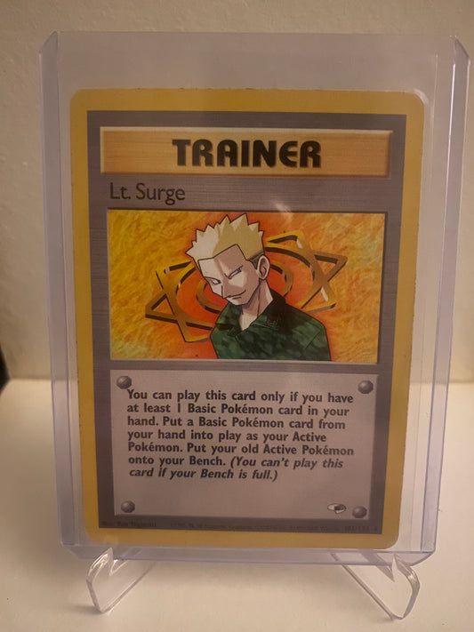 Pokemon Gym Heroes Lt. Surge (101/132)