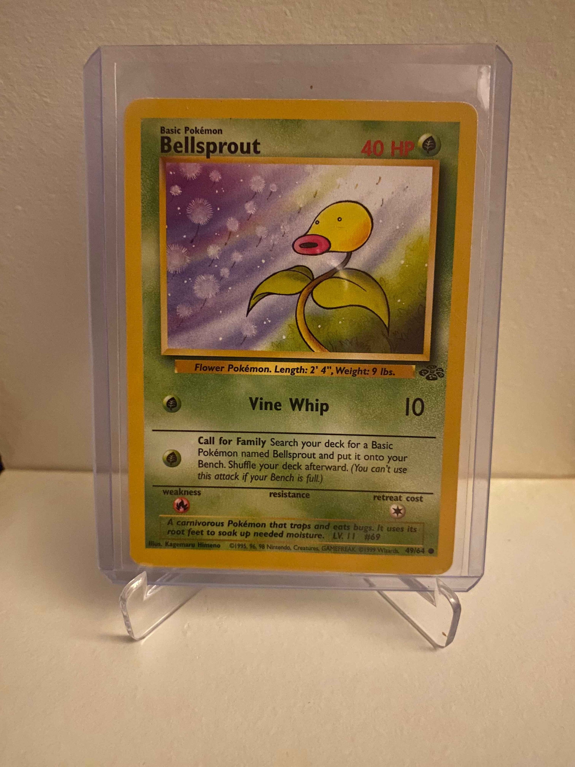 Pokemon kort Jungle - Bellsprout (49/64) - Pokedexet