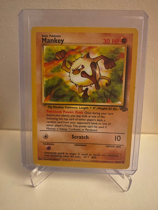 Pokemon Jungle Mankey (55/64)