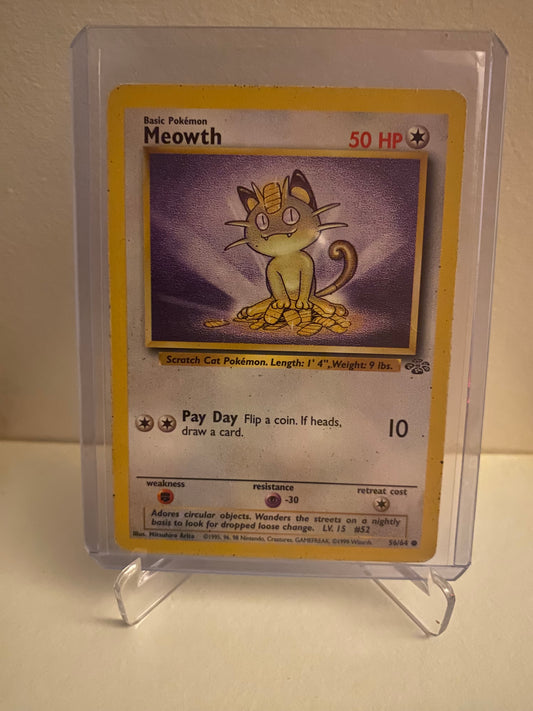 Pokemon Jungle Meowth (56/64)