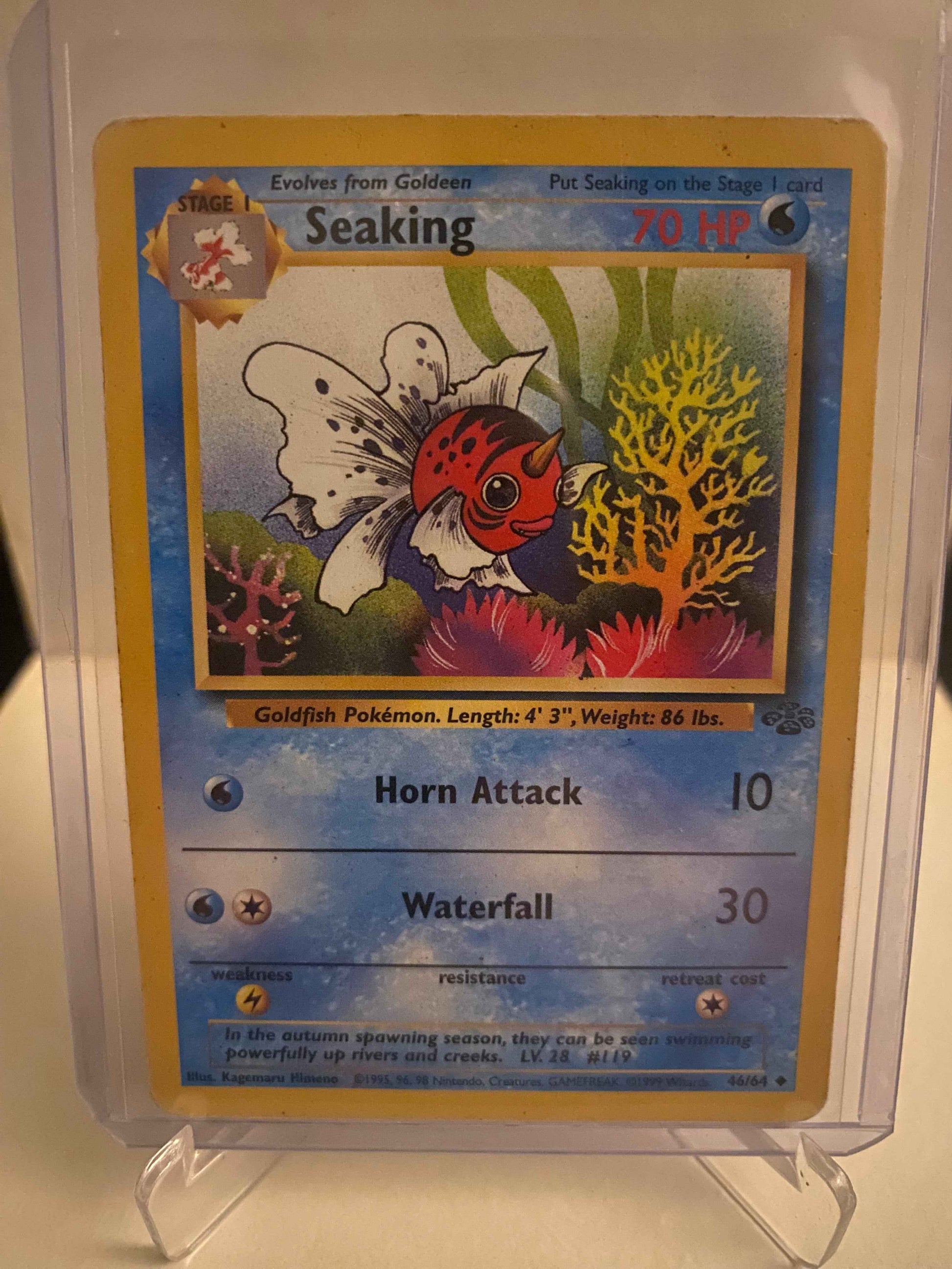 Pokemon kort Jungle - Seaking (46/64) - Pokedexet