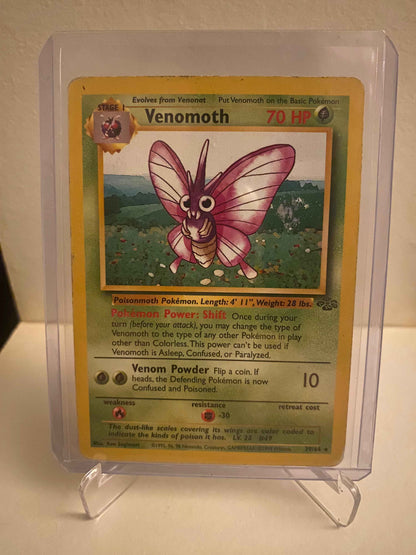 Pokemon kort Jungle - Venomoth (29/64) - Pokedexet