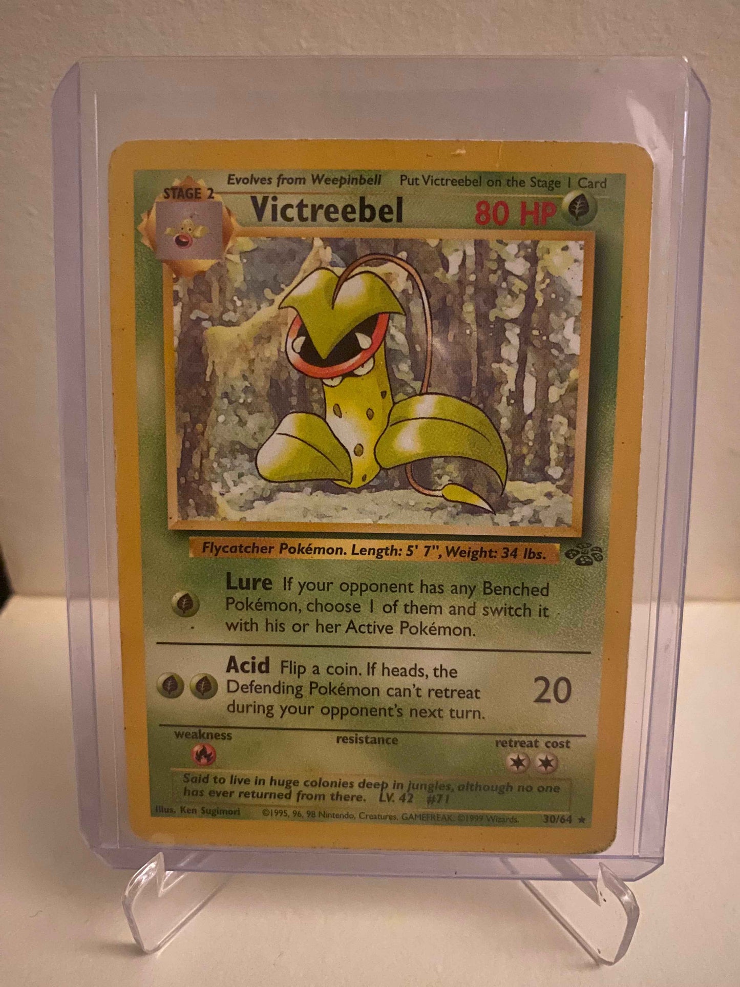 Pokemon kort Jungle - Victreebell (30/64) - Pokedexet