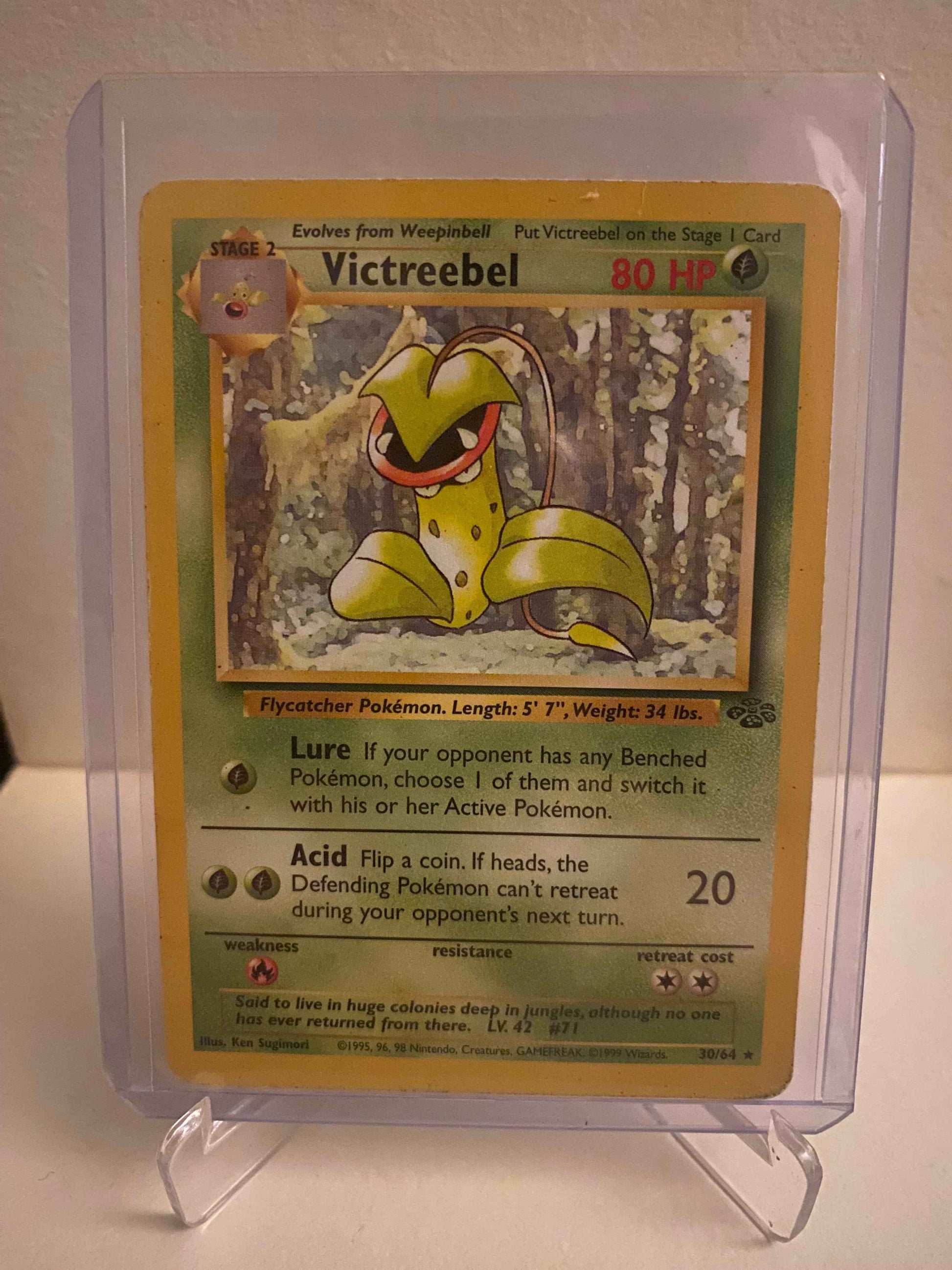 Pokemon kort Jungle - Victreebell (30/64) - Pokedexet