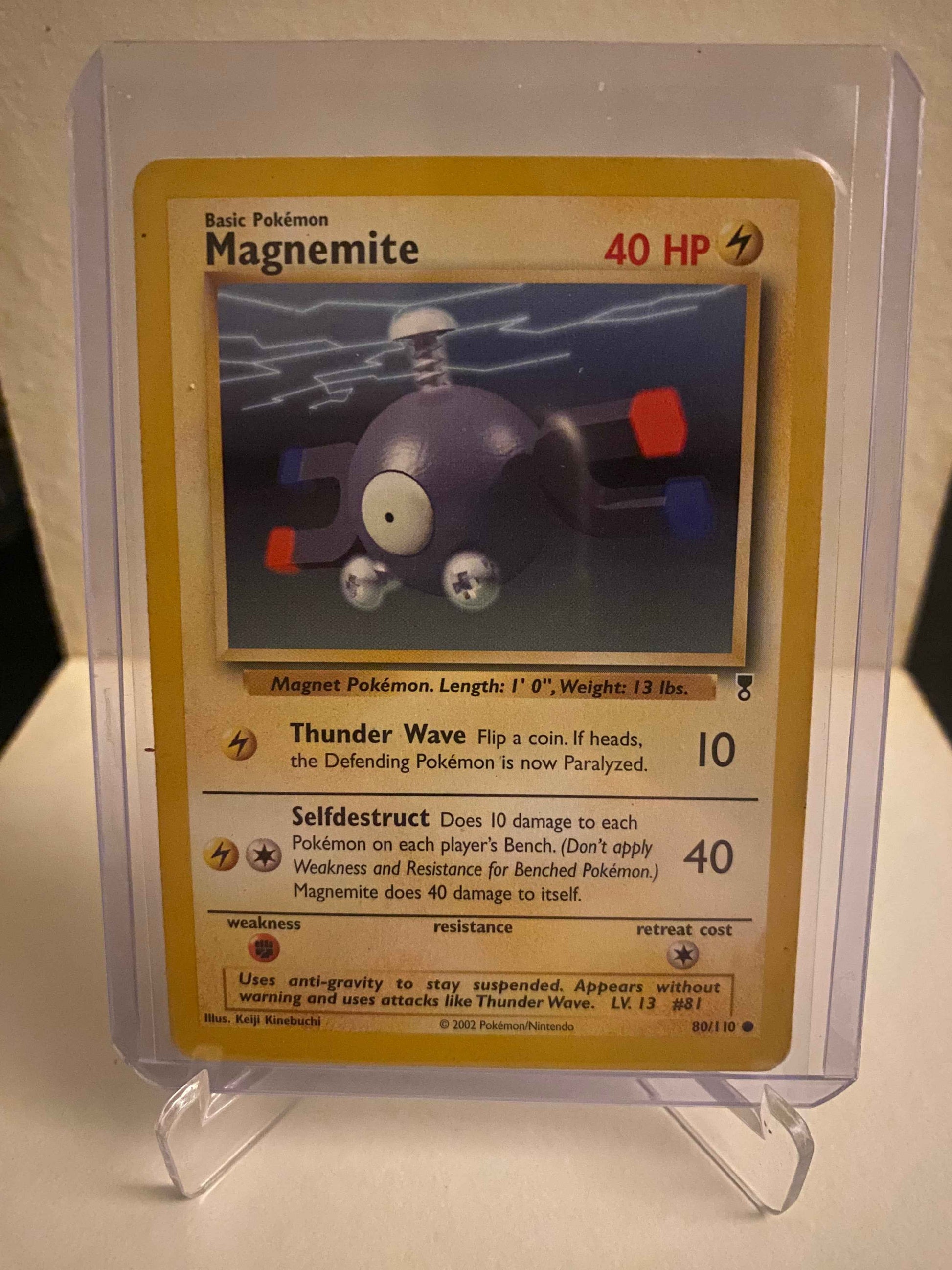 Pokemon kort Legendary Collection - Magnemite (80/110) - Pokedexet