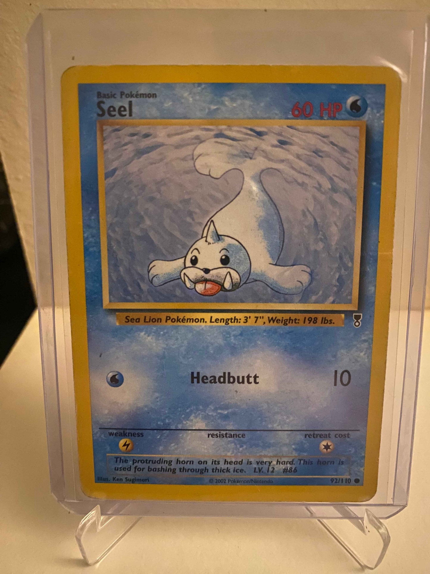 Pokemonkort  Legendary Collection - Seel (92/110) - Pokedexet