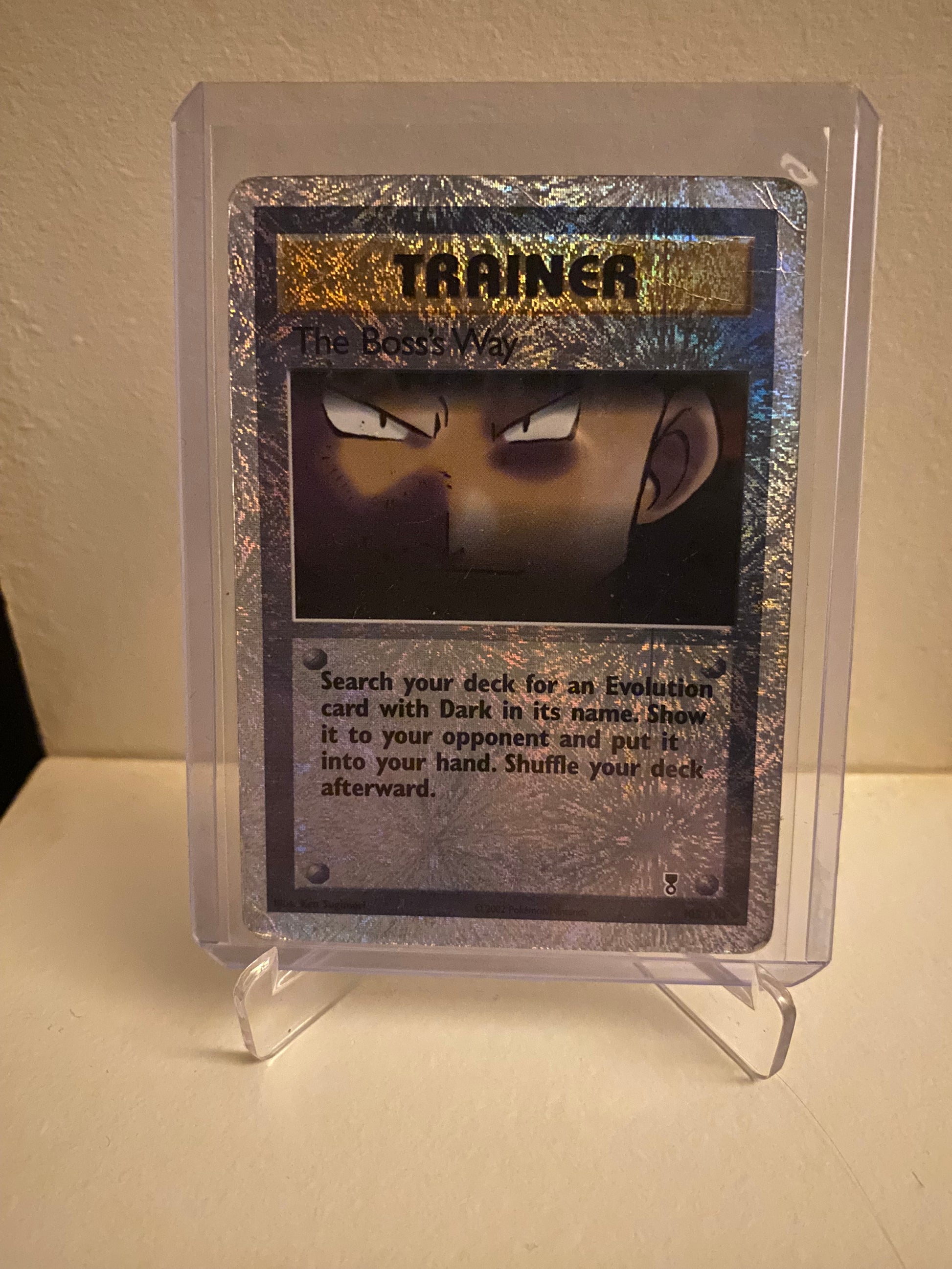 Pokemon kort Legendary Collection - The Boss´s Way Reverse Holofoil (105/110) - Pokedexet