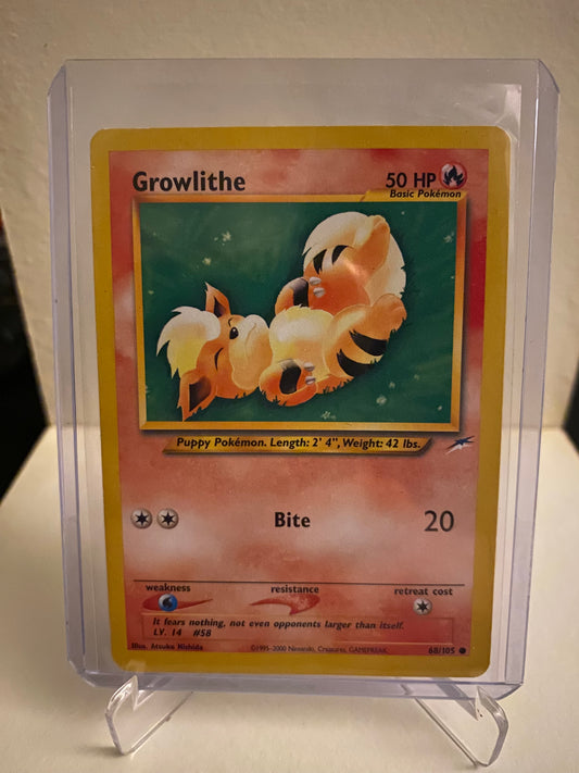 Pokemon Neo Destiny Growlithe (68/105)