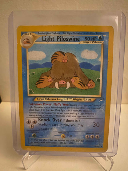 Pokemon kort Neo Destiny - Light Piloswine (26/105) - Pokedexet