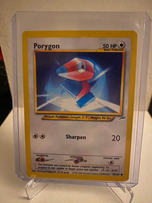 Pokemon Neo Destiny Porygon (78/105)
