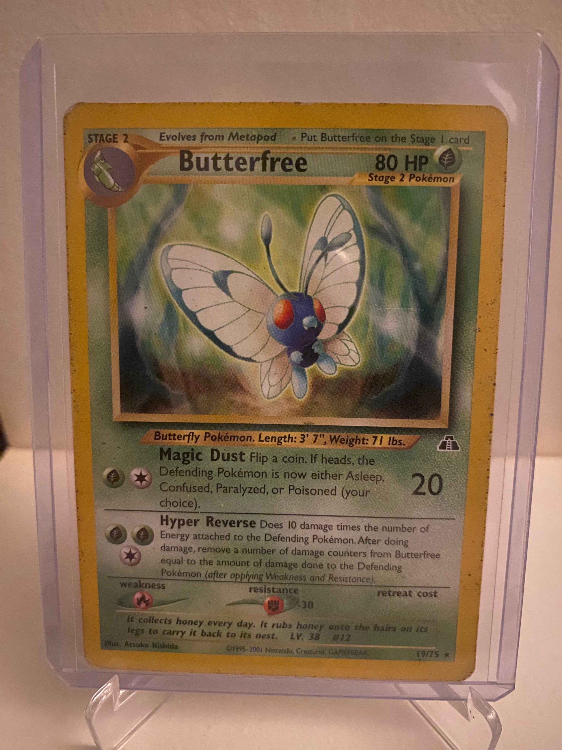 Pokemon kort Neo Discovery - Butterfree (19/75) - Pokedexet