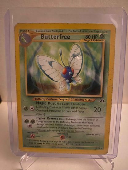 Pokemon kort Neo Discovery - Butterfree (19/75) - Pokedexet