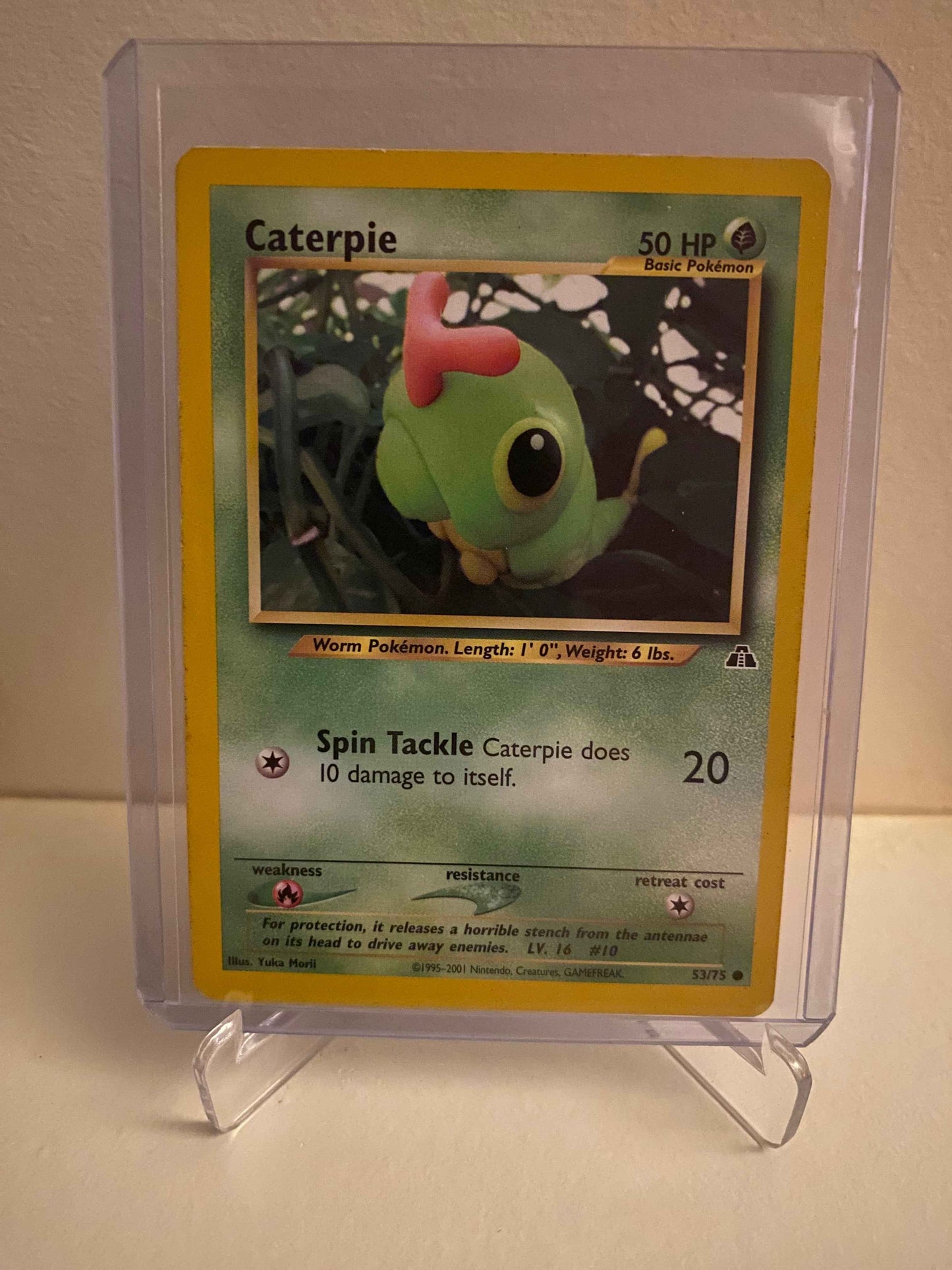 Pokemon kort Neo Discovery - Caterpie (53/75) - Pokedexet