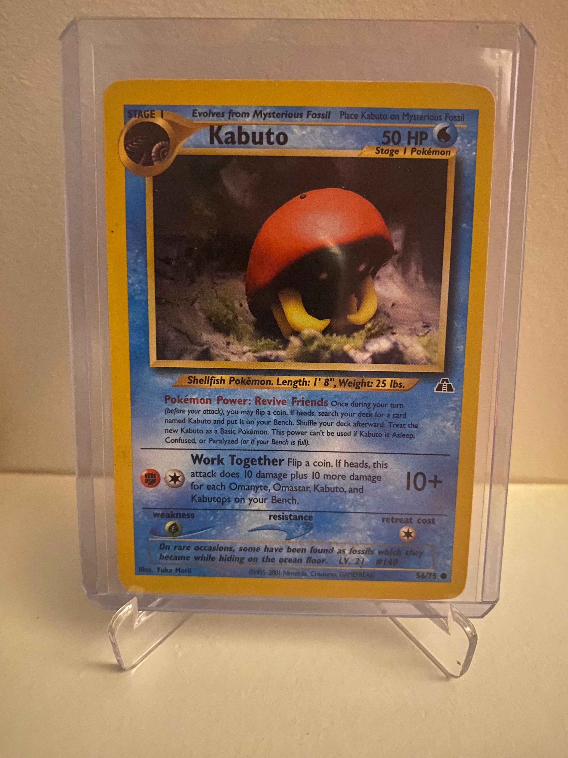 Pokemon kort Neo Discovery - Kabuto (56/75) - Pokedexet