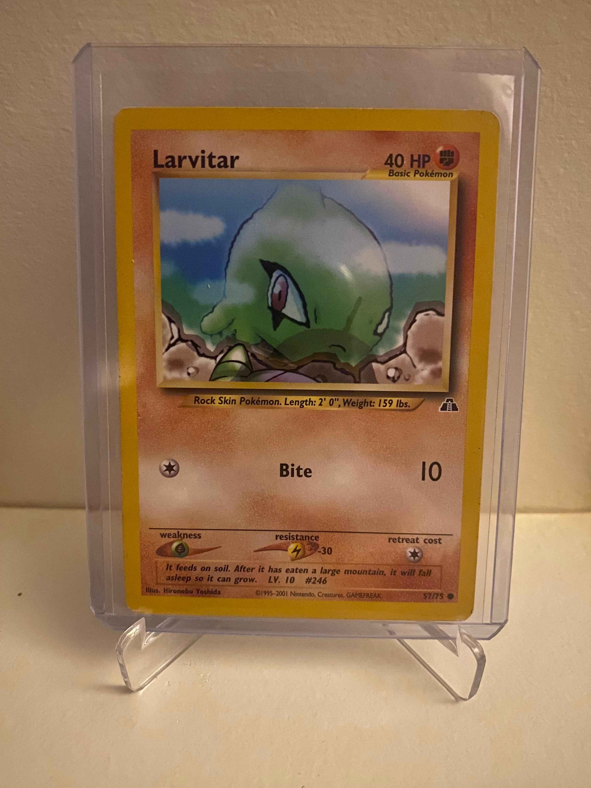 Pokemon kort Neo Discovery - Larvitar (57/75) - Pokedexet