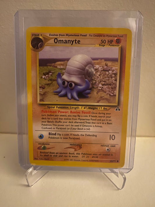 Pokemon Neo Discovery Omanyte (60/75)