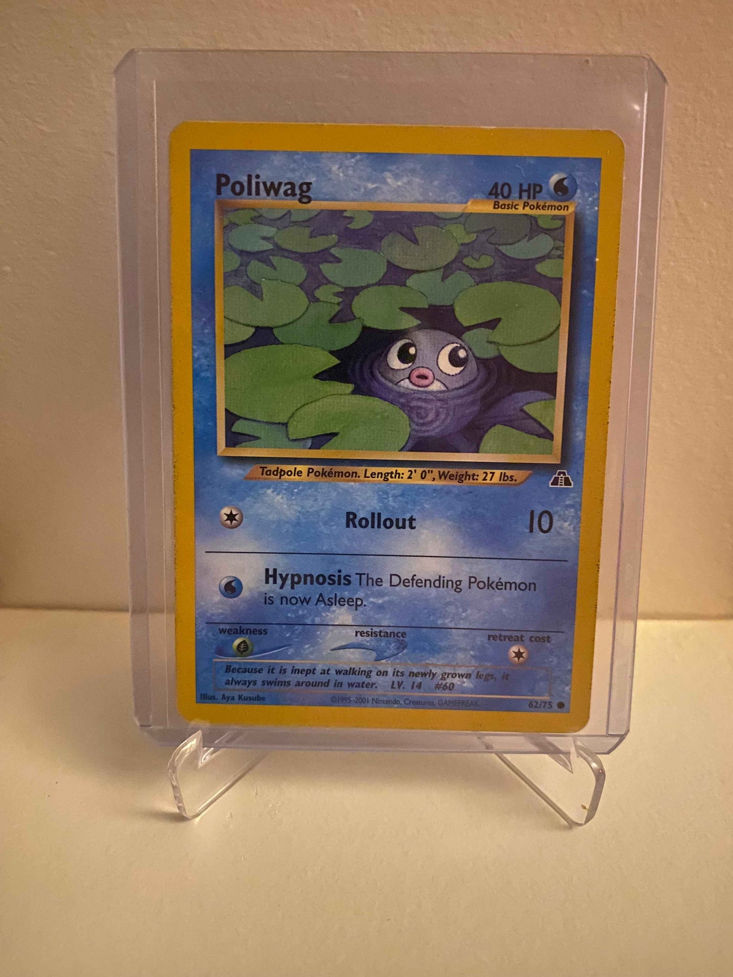 Pokemon kort Neo Discovery - Poliwag (62/75) - Pokedexet