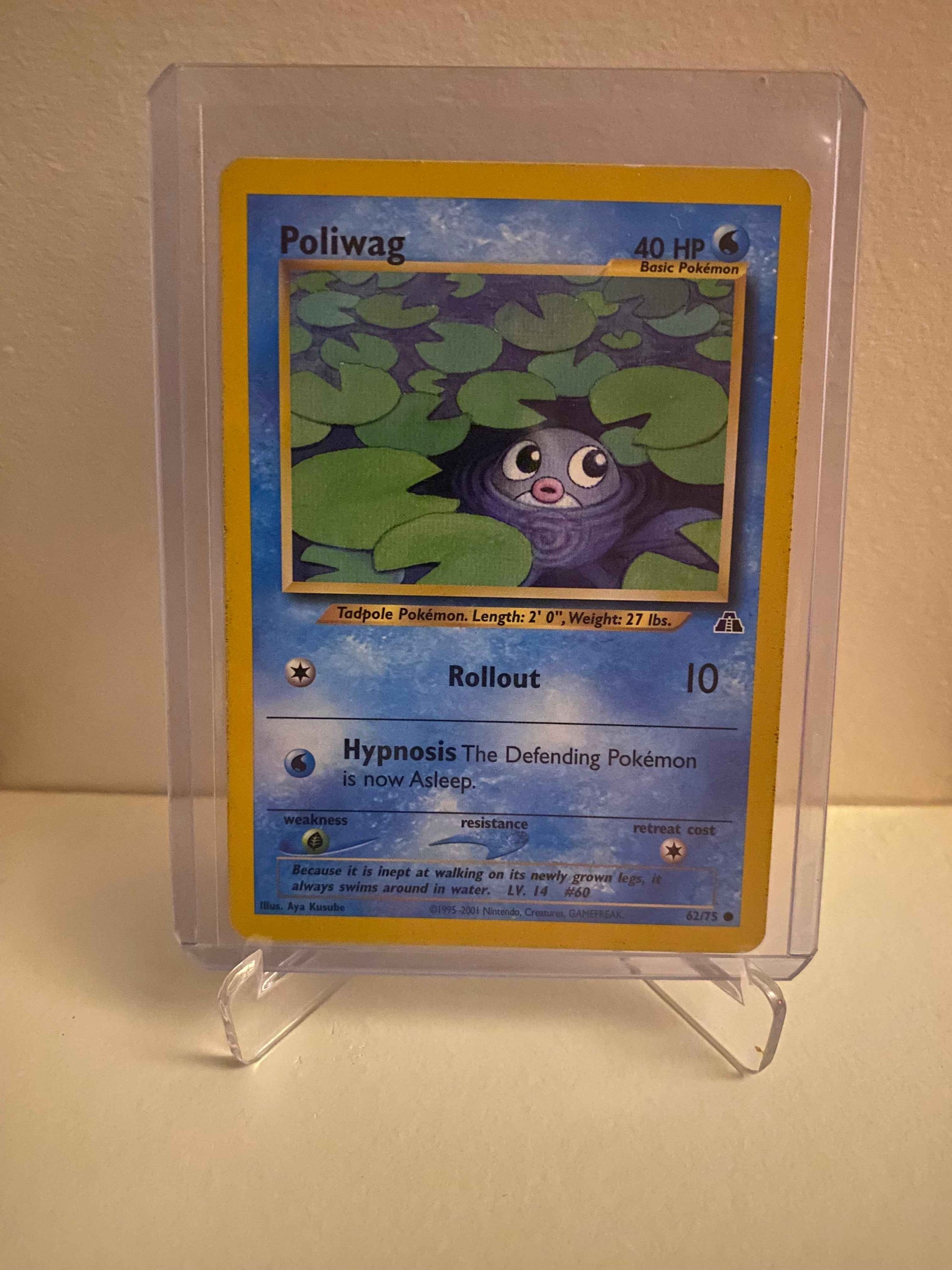 Pokemon kort Neo Discovery - Poliwag (62/75) - Pokedexet