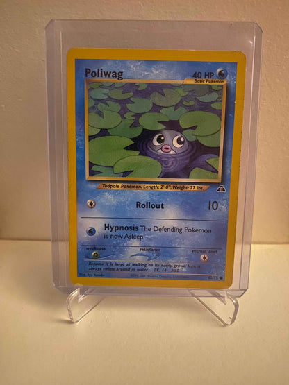 Pokemon kort Neo Discovery - Poliwag (62/75) - Pokedexet