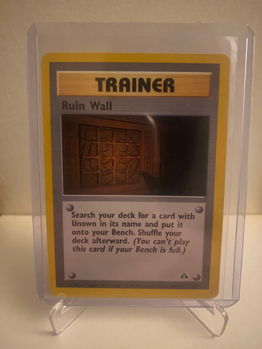 Pokemon Neo Discovery Ruin Wall (74/75)