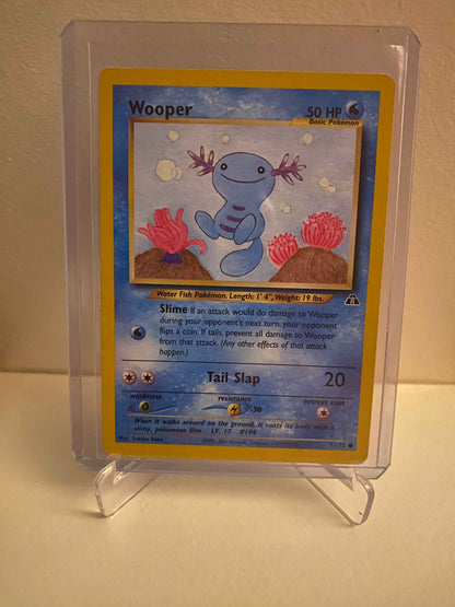 Pokemon kort Neo Discovery - Wooper (71/75) - Pokedexet