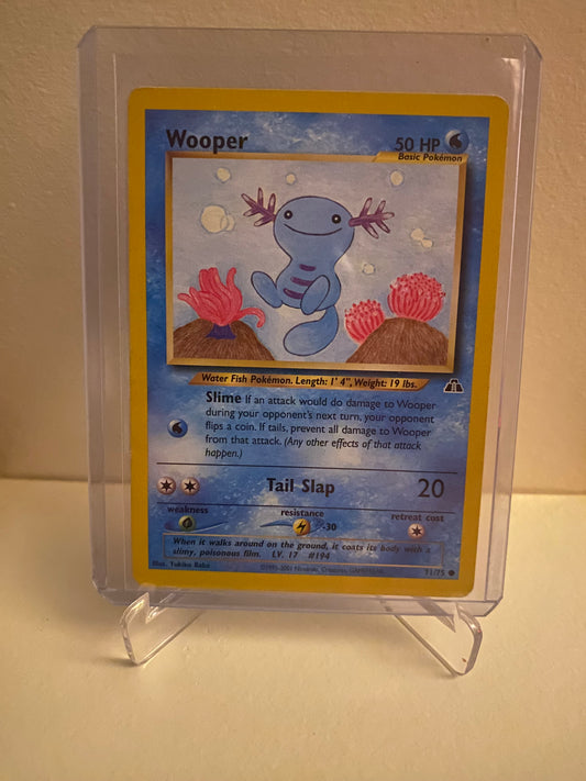 Pokemon Neo Discovery Wooper (71/75)