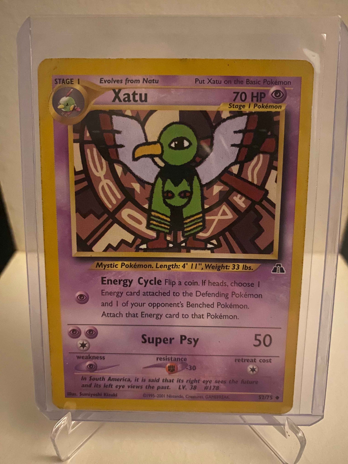 Pokemon kort Neo Discovery - Xatu (52/75) - Pokedexet