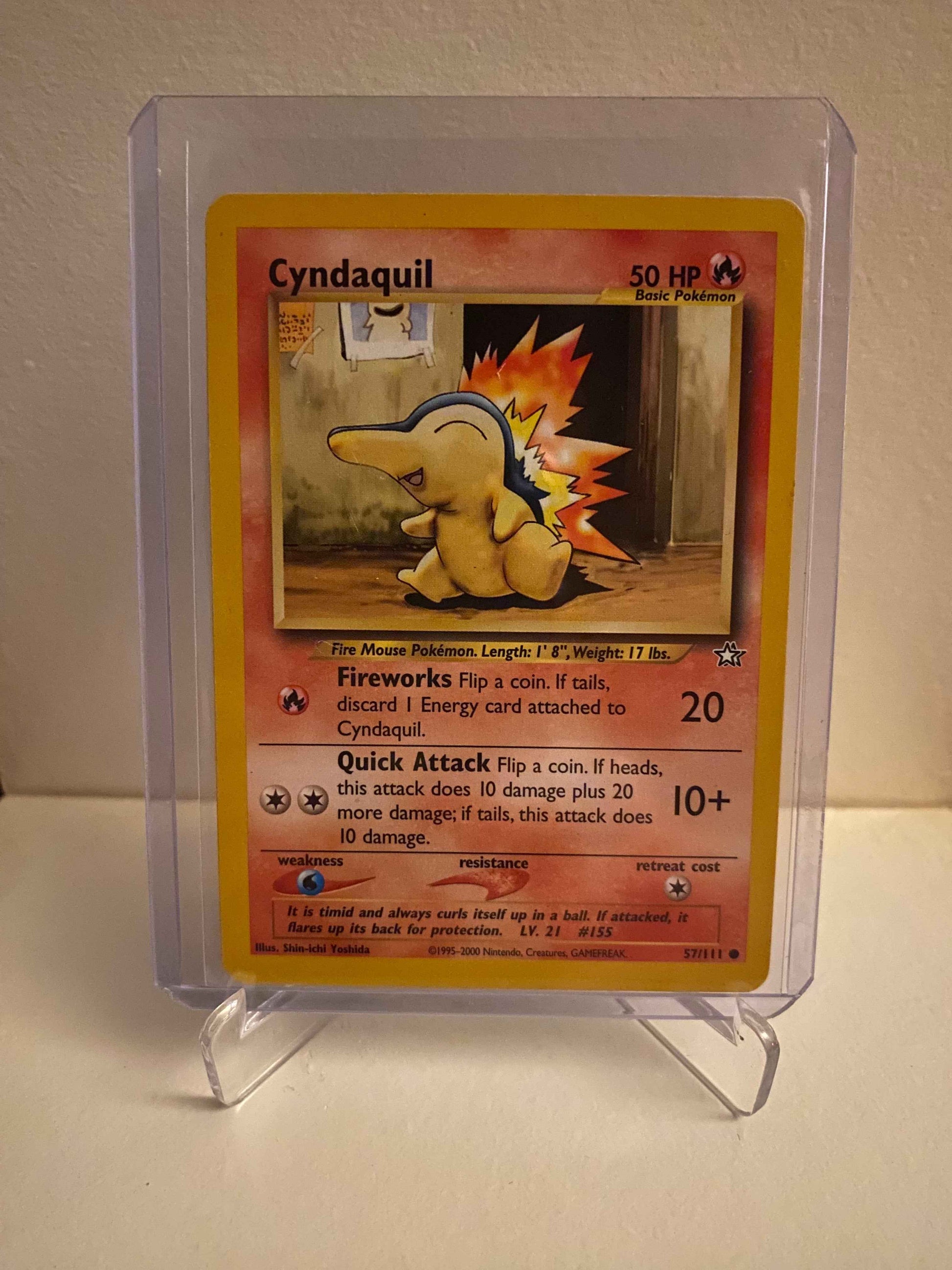 Pokemon kort Neo Genesis - Cyndaquil (57/111) - Pokedexet