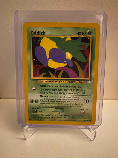Pokemon kort Neo Genesis - Oddish (68/111) - Pokedexet