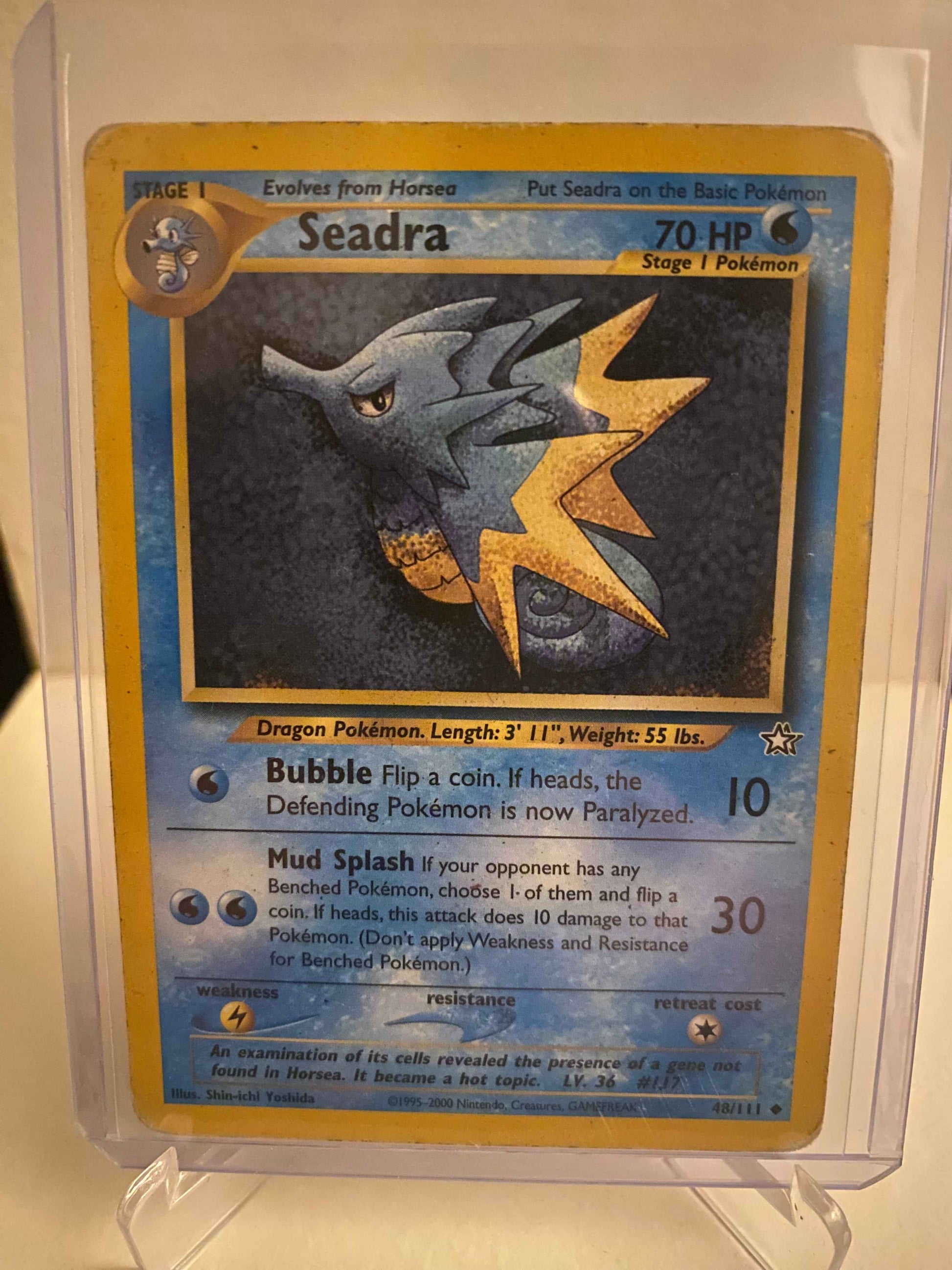 Pokemon kort Neo Genesis - Seadra (48/111) - Pokedexet