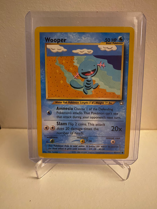 Pokemon Neo Genesis Wooper (82/111)