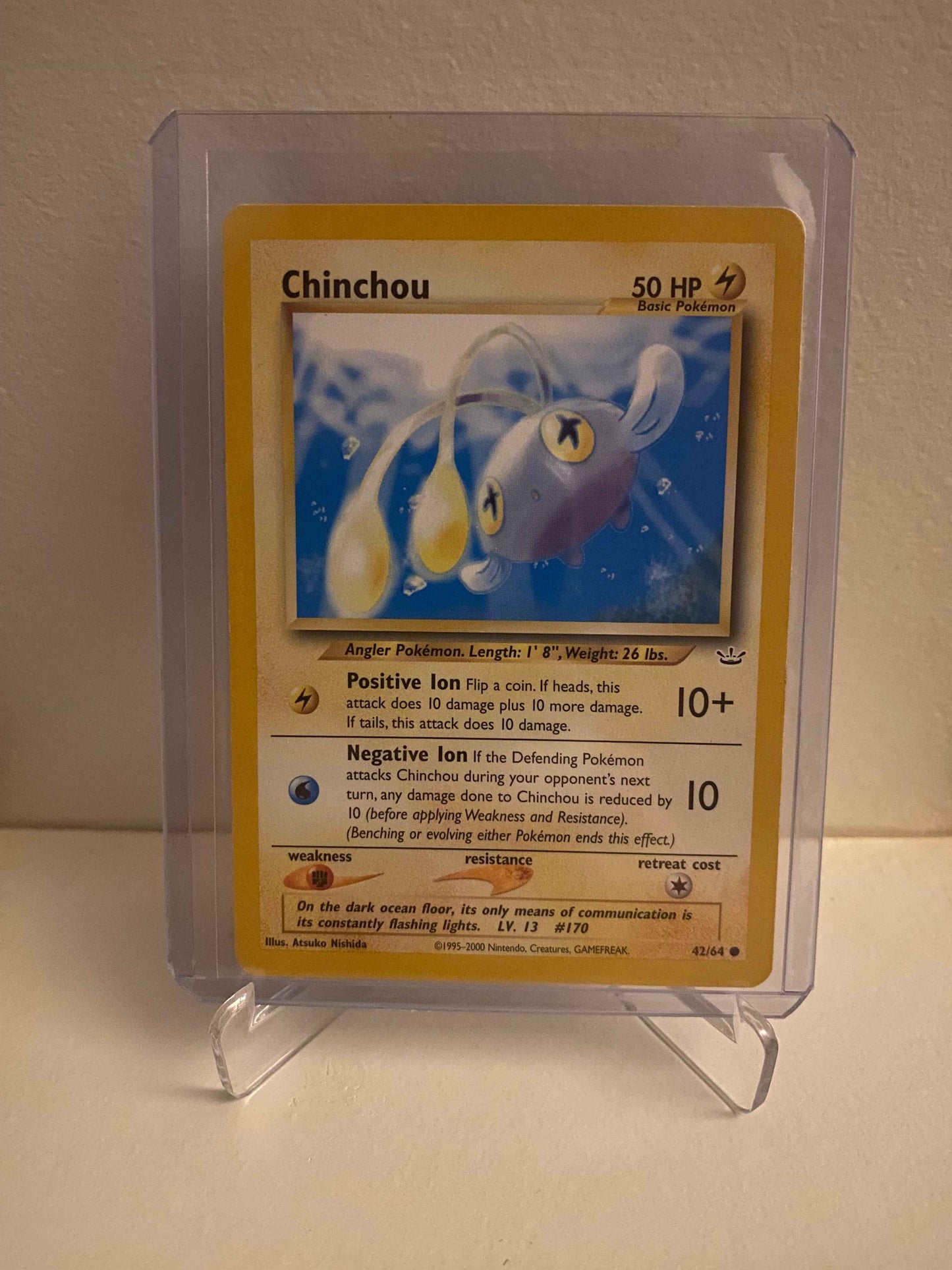 Pokemon kort Neo Revelation - Chinchou (42/64) - Pokedexet
