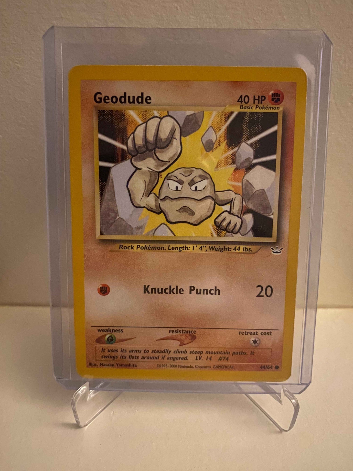 Pokemon kort Neo Revelation - Geodude (44/64) - Pokedexet