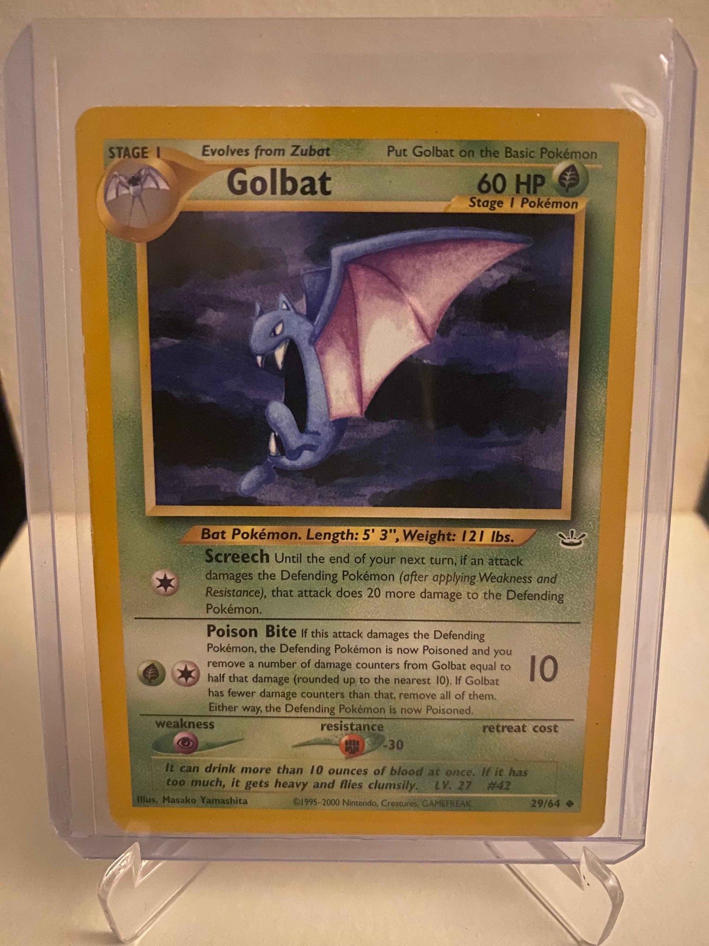 Pokemon kort Neo Revelation - Golbat (29/64) - Pokedexet