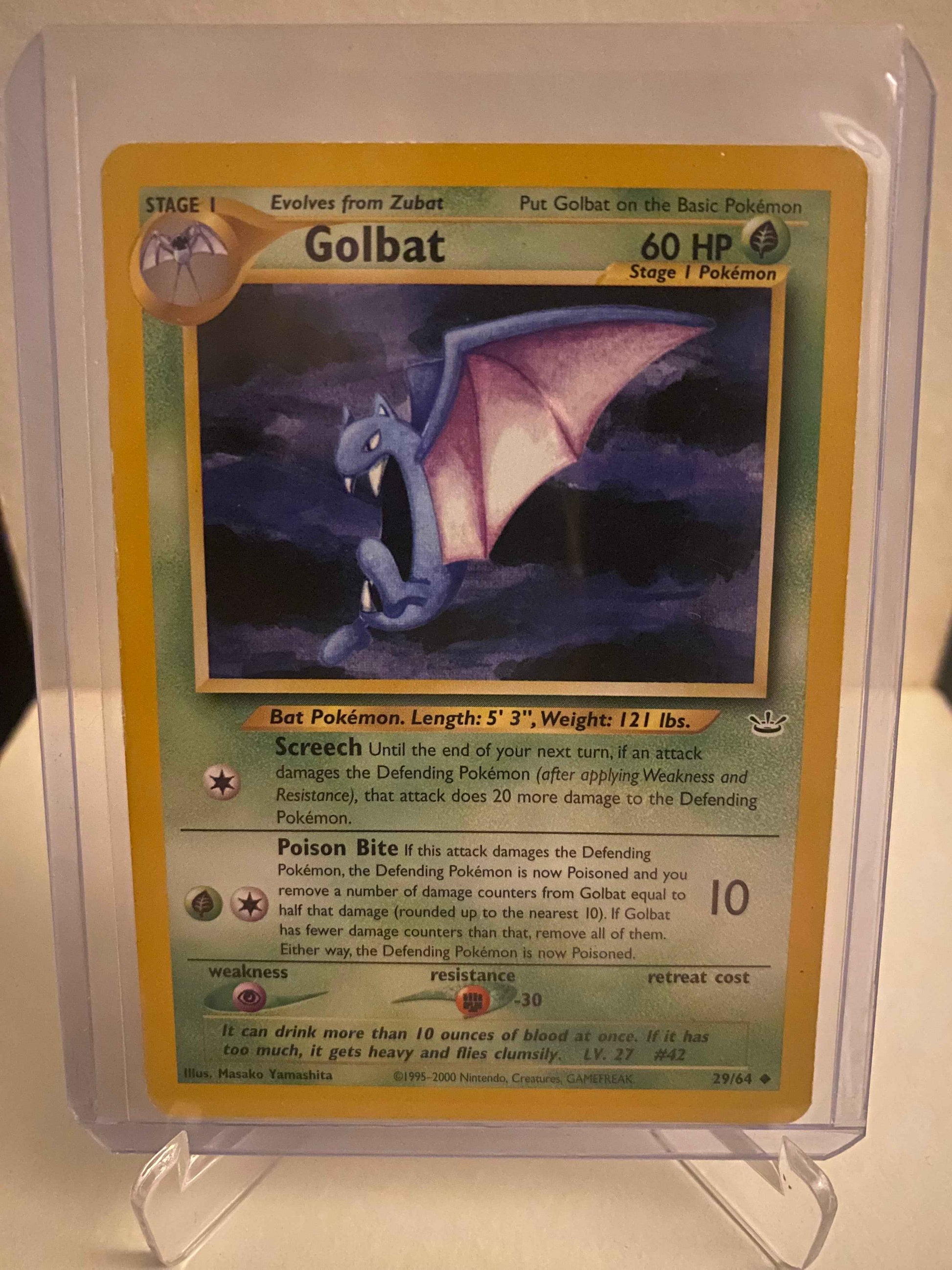 Pokemon kort Neo Revelation - Golbat (29/64) - Pokedexet