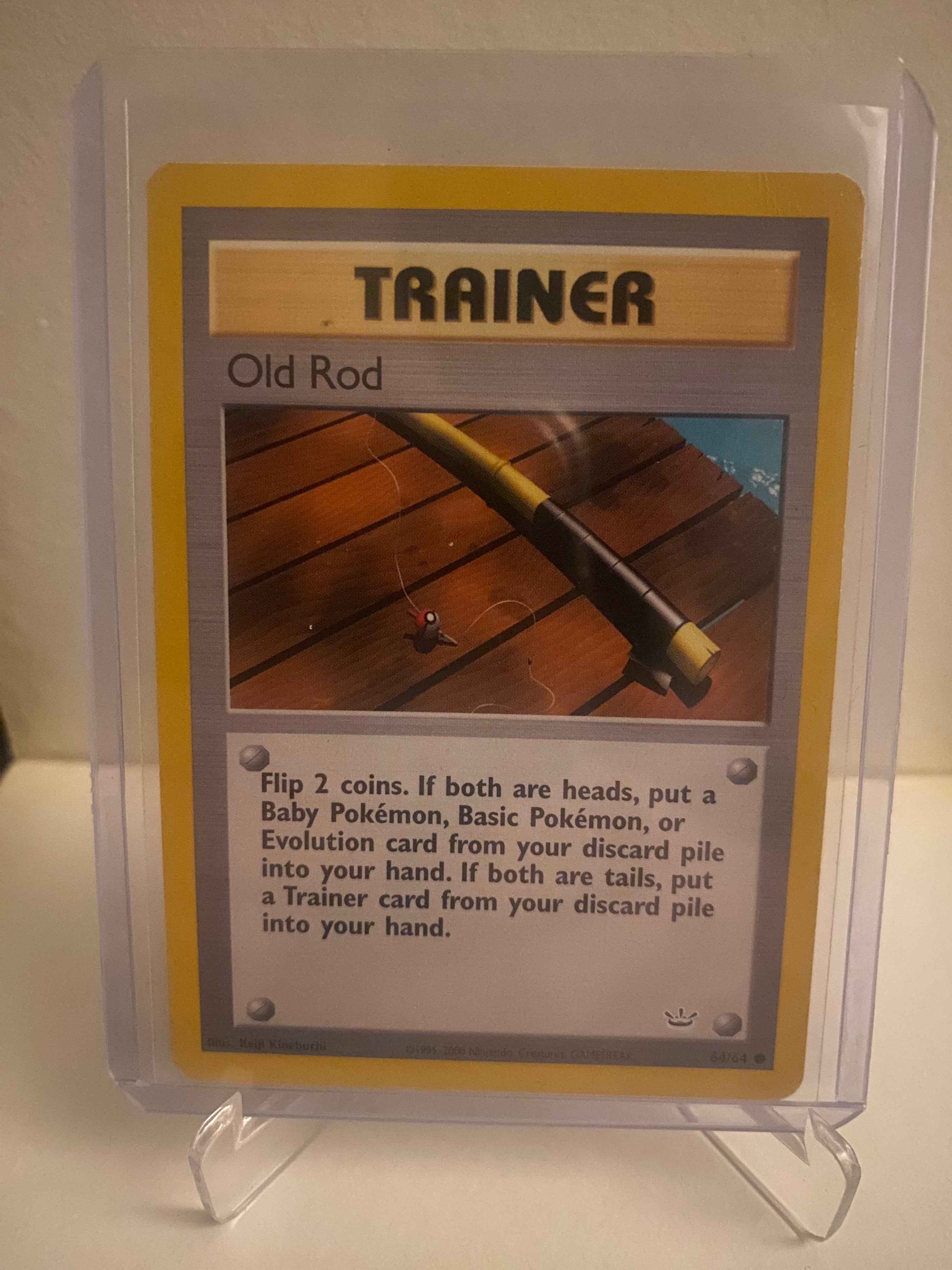 Pokemon kort Neo Revelation - Old Rod (64/64) - Pokedexet