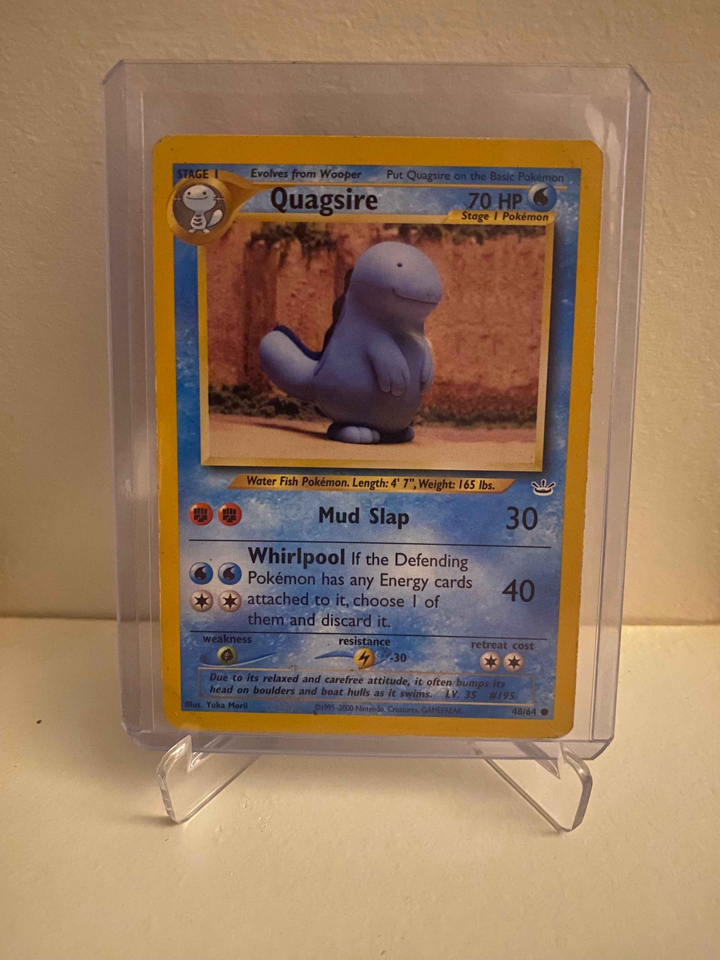 Pokemon kort Neo Revelation - Quagsire (48/64) - Pokedexet