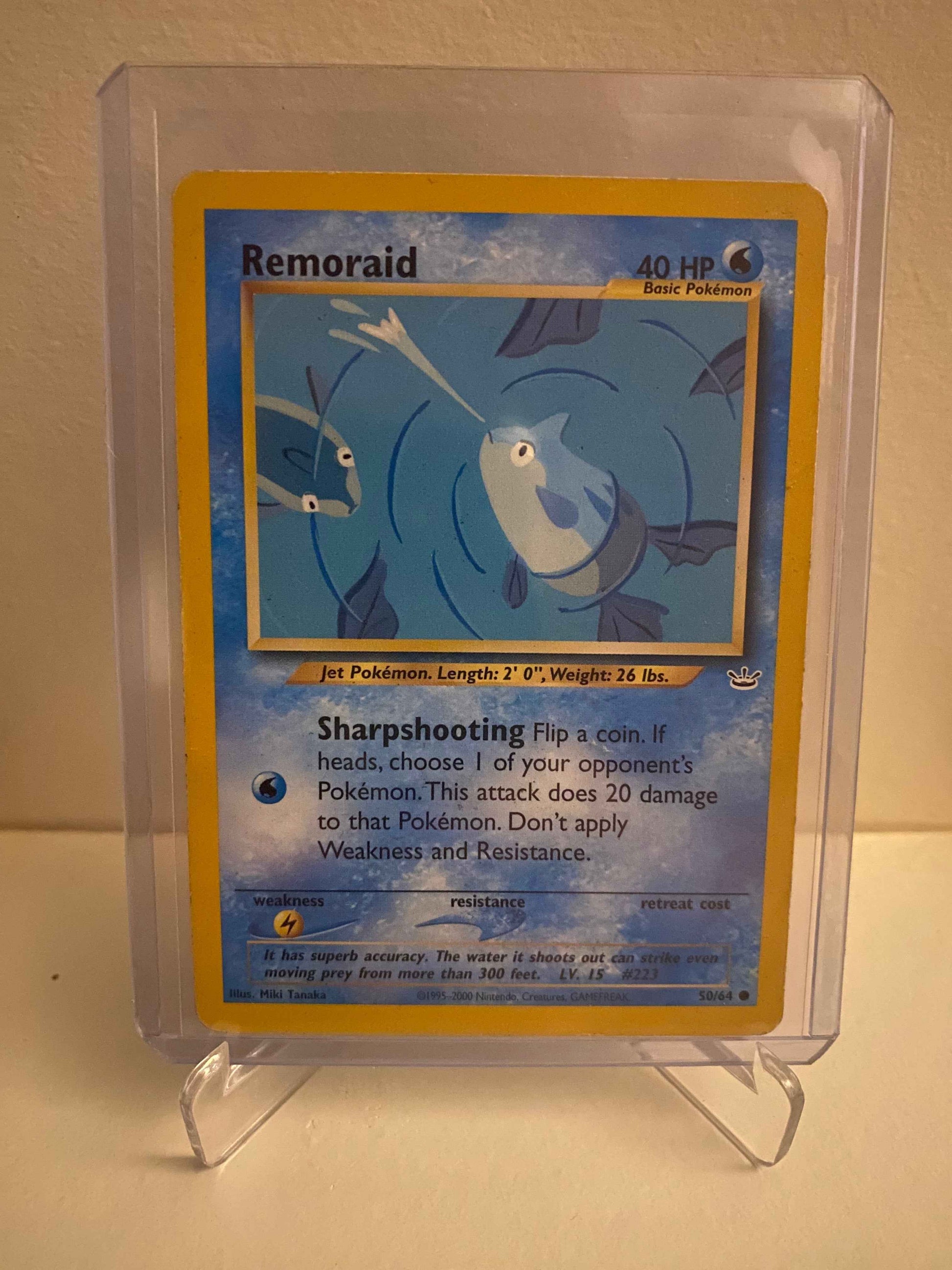 Pokemon kort Neo Revelation - Remoraid (50/64) - Pokedexet
