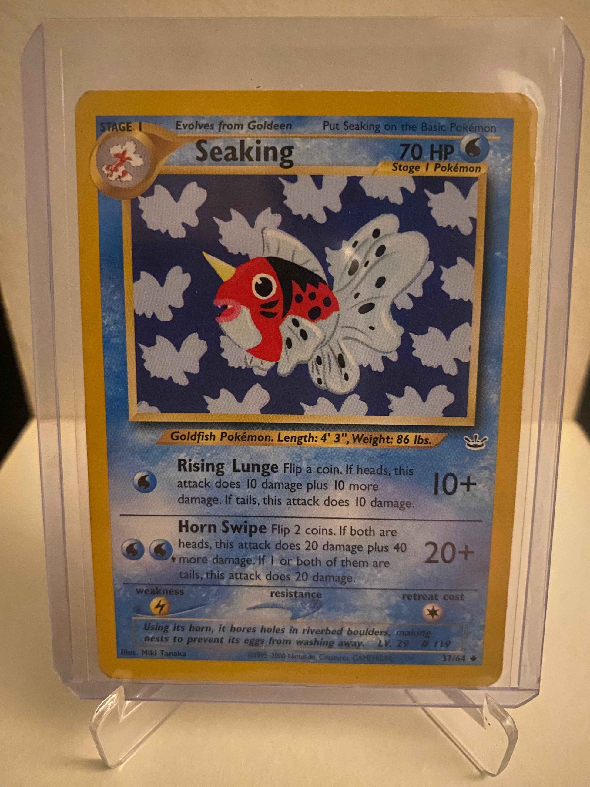 Pokemon kort Neo Revelation - Seaking (37/64) - Pokedexet