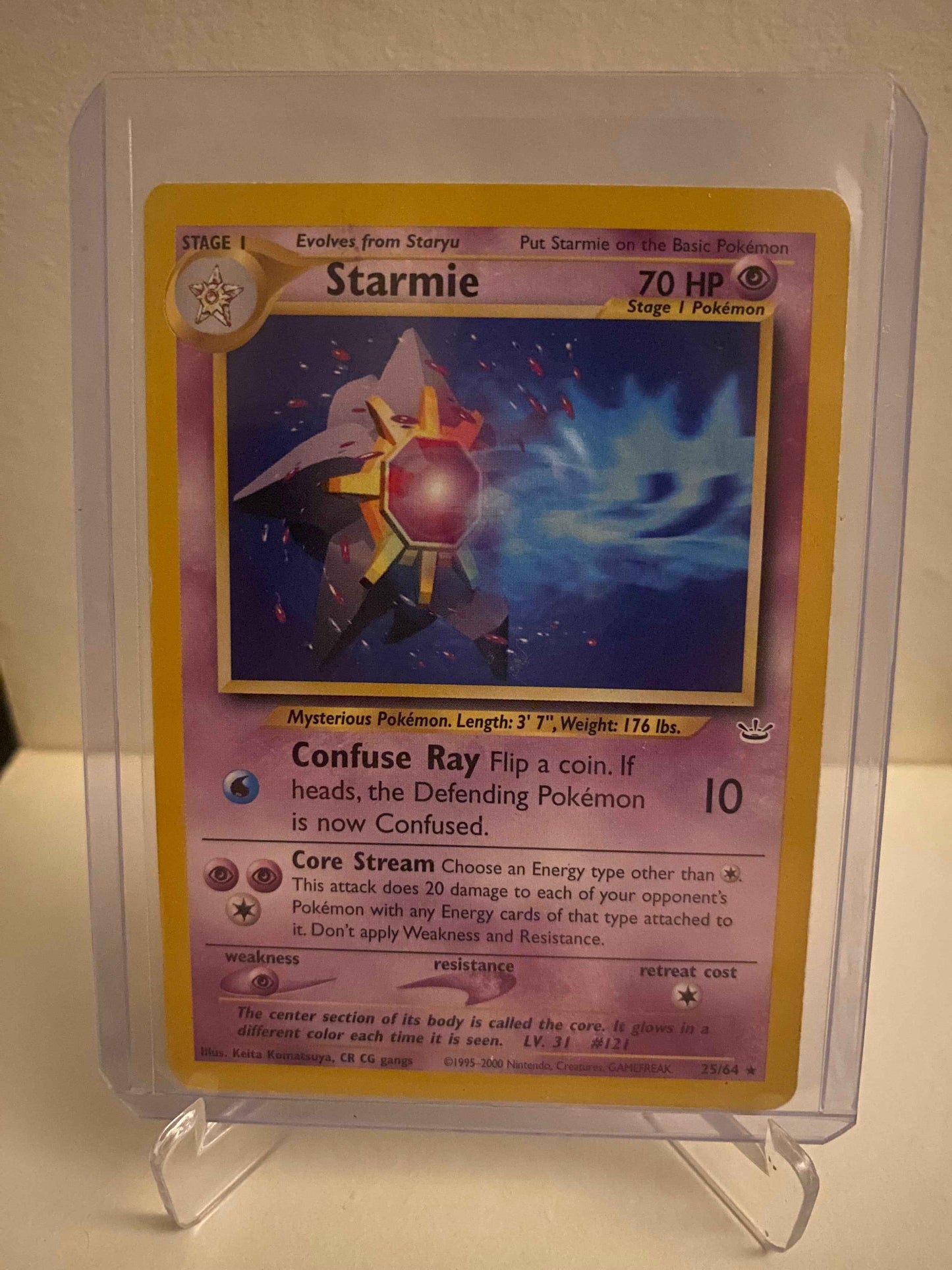 Pokemon kort Neo Revelation - Starmie (25/64) - Pokedexet
