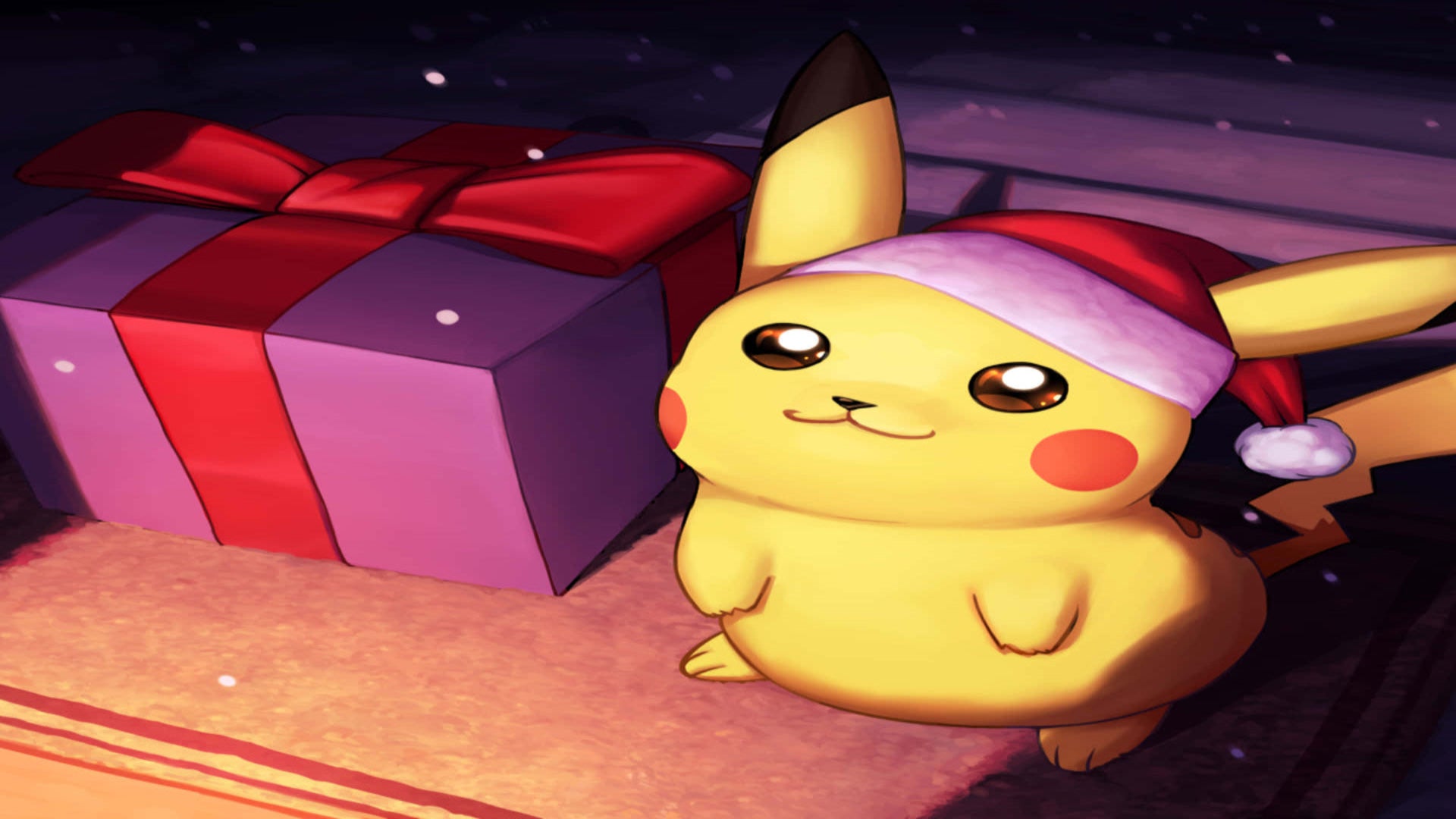 Pokemon Pikachu Christmas Picture