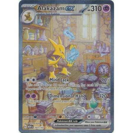 Pokemon kort Scarlet & Violet 151 - Alakazam ex Special Art Rare (201/165) - Pokedexet