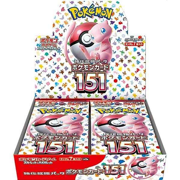 Japansk Pokemon Booster Box - Scarlet & Violet 151 - Pokedexet