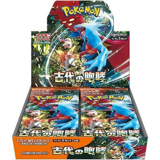 Pokemon Scarlet & Violet Ancient Roar Booster Box Japansk